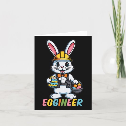 Engineer Funny Paasdag Mannen Vrouwen Pasen Kaart (Voorkant)