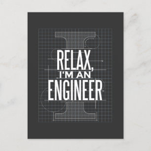 Engineer Funny Quote Invitation Briefkaart