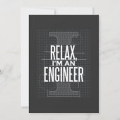 Engineer Funny Quote Kaart (Voorkant)