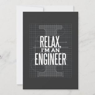 Engineer Funny Quote Kaart