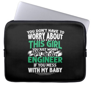 Engineer Girl Engineer Laptop Sleeve