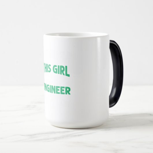 Engineer Girl Engineer Magische Mok (Voorkant rechts)