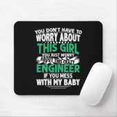 Engineer Girl Engineer Muismat (Met muis)
