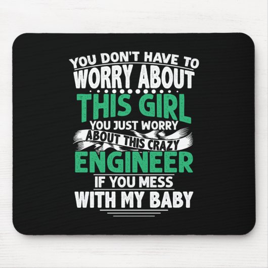 Engineer Girl Engineer Muismat (Voorkant)