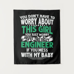 Engineer Girl Engineer Wandkleed
