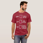 Engineer Glass Half volledige Funny Engineering Jo T-shirt (Voorkant volledig)