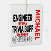 Engineer houdt van spelen Trivia CUSTOM Keramisch Ornament (Rechts)