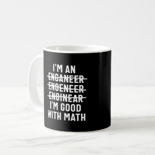Engineer. Ik ben goed met Wiskunde Koffiemok