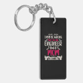 Engineer ik ben ingenieur en moeder sleutelhanger (Voorkant Links)