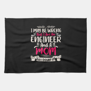 Engineer ik ben ingenieur en moeder theedoek