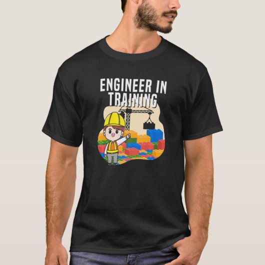 Engineer in training Building Blocks Master Build T-shirt (Voorkant)