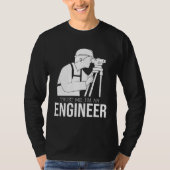 engineer joke    text  humour  engineer t-shirt (Voorkant)