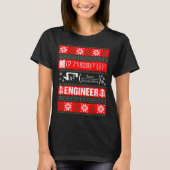 Engineer lelijke kerstzweten t-shirt (Voorkant)