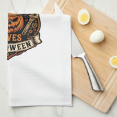 Engineer Loves Halloween Pompoen Harde Hoed Hamer  Theedoek (Quarter Fold)