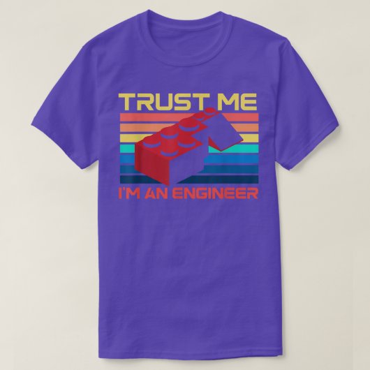 Engineer Master Builder Building Blocks Bricks Bri T-shirt (Design voorkant)