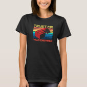 Engineer Master Builder Building Blocks Bricks Bri T-shirt (Voorkant)