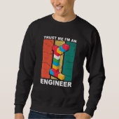 Engineer Master Builder Building Bricks Con Trui (Voorkant)