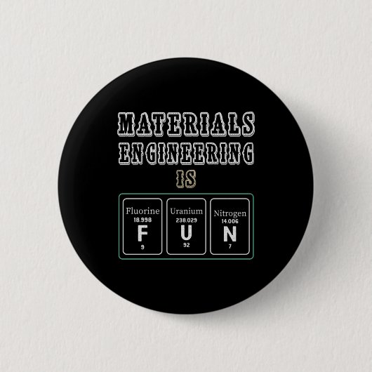 Engineer Materials Engineering is klaar Ronde Button 5,7 Cm (Voorkant)