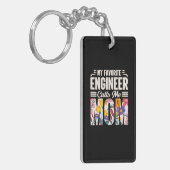Engineer Mijn Favoriete Ingenieur Noemt Me Moeder Sleutelhanger (Voorkant Links)