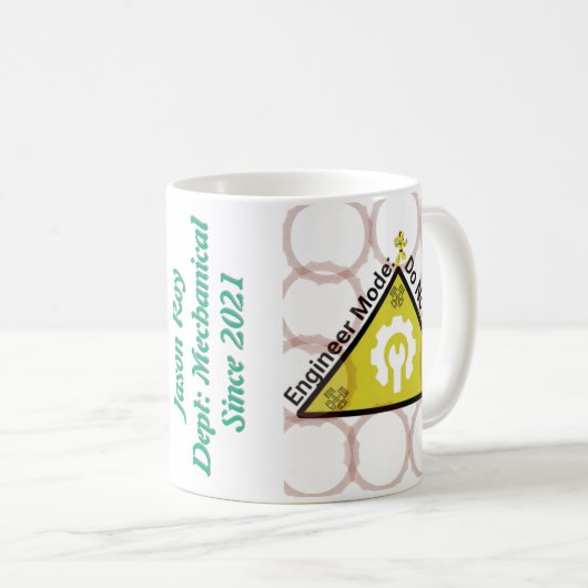 Engineer Mode Coffee Mok – Grappig Niet Storen (Voorkant rechts)