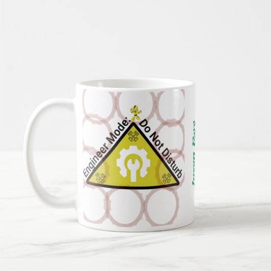 Engineer Mode Coffee Mok – Grappig Niet Storen (Links)