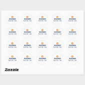 Engineer Modus Aan Leuk Technisch Ontwerp Ronde Sticker (Vel)