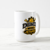 Engineer Modus Geactiveerd | Technische Humor Koffiemok (Voorkant rechts)