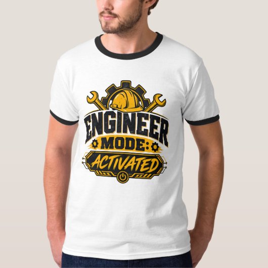 Engineer Modus Geactiveerd | Technische Humor T-shirt (Voorkant)
