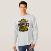 Engineer Modus Geactiveerd | Technische Humor T-shirt (Voorkant volledig)