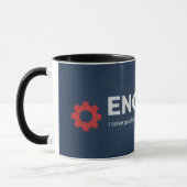 Engineer Mug - ENGINEER I solve problems Mok (Links)