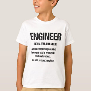 ENGINEER NOUN Funny Engineering Quottes Afstuderen T-shirt