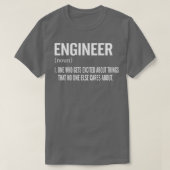 Engineer Noun Ts T-shirt (Design voorkant)