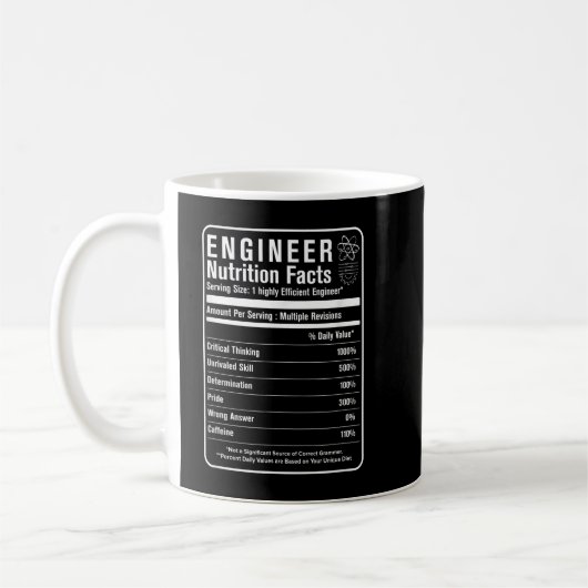 Engineer Nutritional Facts  Electrical,Civil,Chemi Koffiemok (Links)