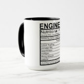 Engineer Nutritional Facts Mok (Voorkant links)