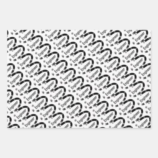 Engineer Oval Inpakpapier Vel (Voorkant 3)