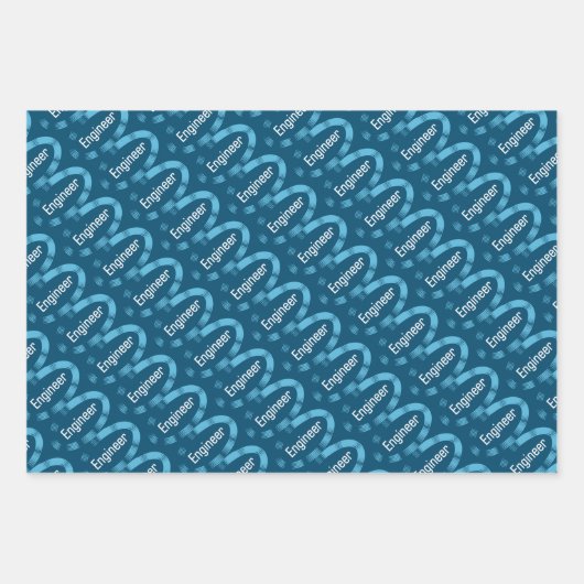 Engineer Oval Inpakpapier Vel (Voorkant 2)