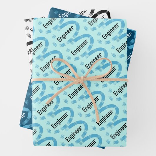 Engineer Oval Inpakpapier Vel (In situ)