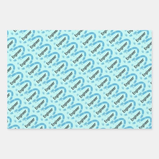 Engineer Oval Inpakpapier Vel (Voorkant)