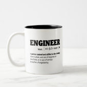 Engineer Pa Definition Tweekleurige Koffiemok (Links)