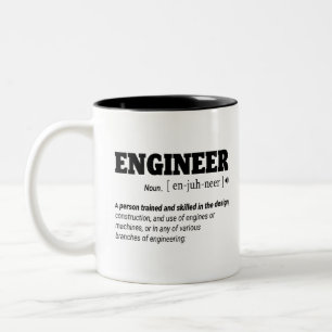Engineer Pa Definition Tweekleurige Koffiemok