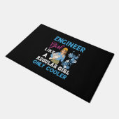 Engineer Proud Engineer Girl Deurmat (Schuin)
