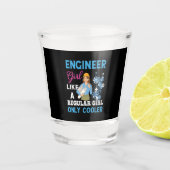 Engineer Proud Engineer Girl Shot Glas (Voorkant)