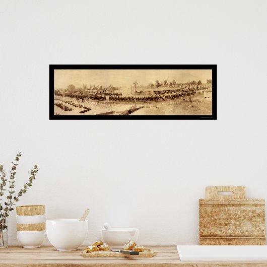 Engineer Review Army Foto 1918 Poster (Keuken)