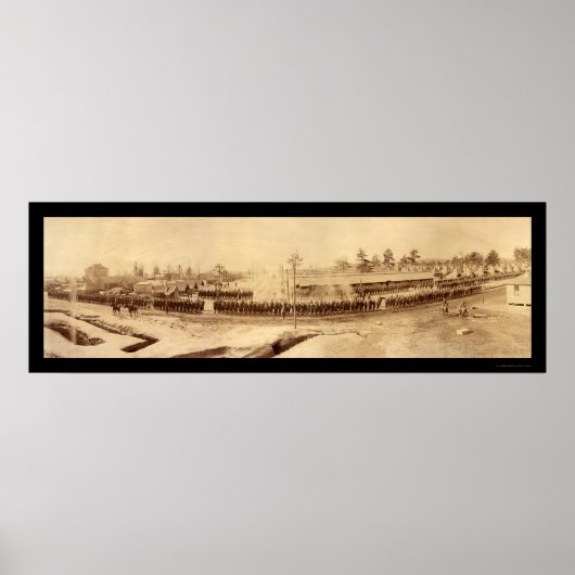 Engineer Review Army Foto 1918 Poster (Voorkant)