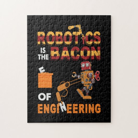 Engineer robotica of engineering legpuzzel (Verticaal)