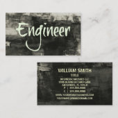 Engineer Rustic Visitekaartje (Voorkant / Achterkant)
