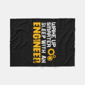 Engineer Slaap met engineer Fleece Deken (Voorkant (Horizontaal))
