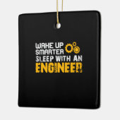Engineer Slaap met engineer Keramisch Ornament (Links)