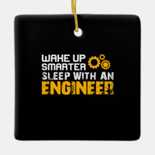 Engineer Slaap met engineer Keramisch Ornament