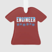 Engineer Snowflake Ornament (achterkant)